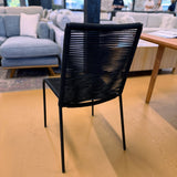 ARTICLE - Zina Outdoor Stackable Dining Chair - Ember Black