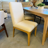ARTICLE - Rosin High-Back Dining Chair - Oak Sand Ivory