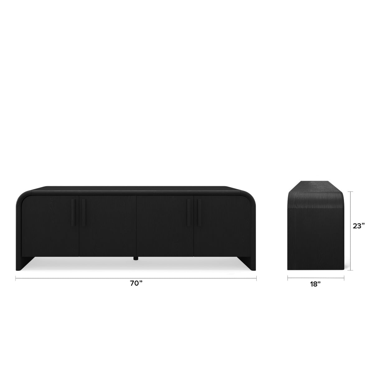 ARTICLE - Faydra 70" Media Unit - Black