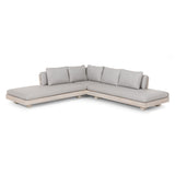 ARTICLE - Lubek 100.5" Outdoor Low Corner Sectional - Beach Sand