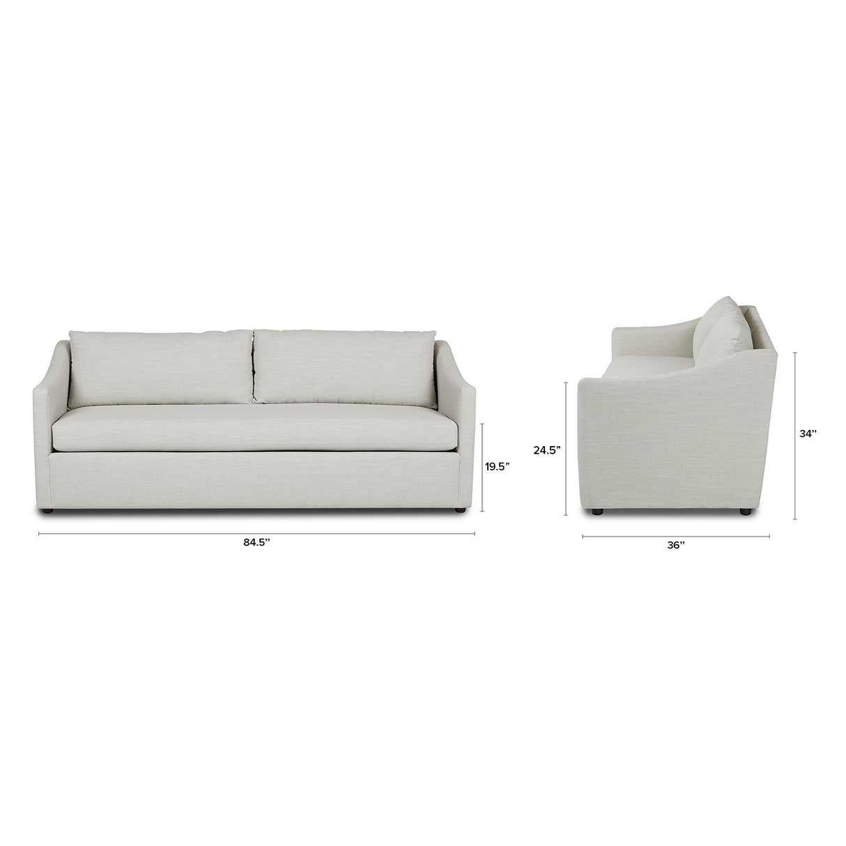 ARTICLE - Landry 84.5" Sofa - Napa Dove