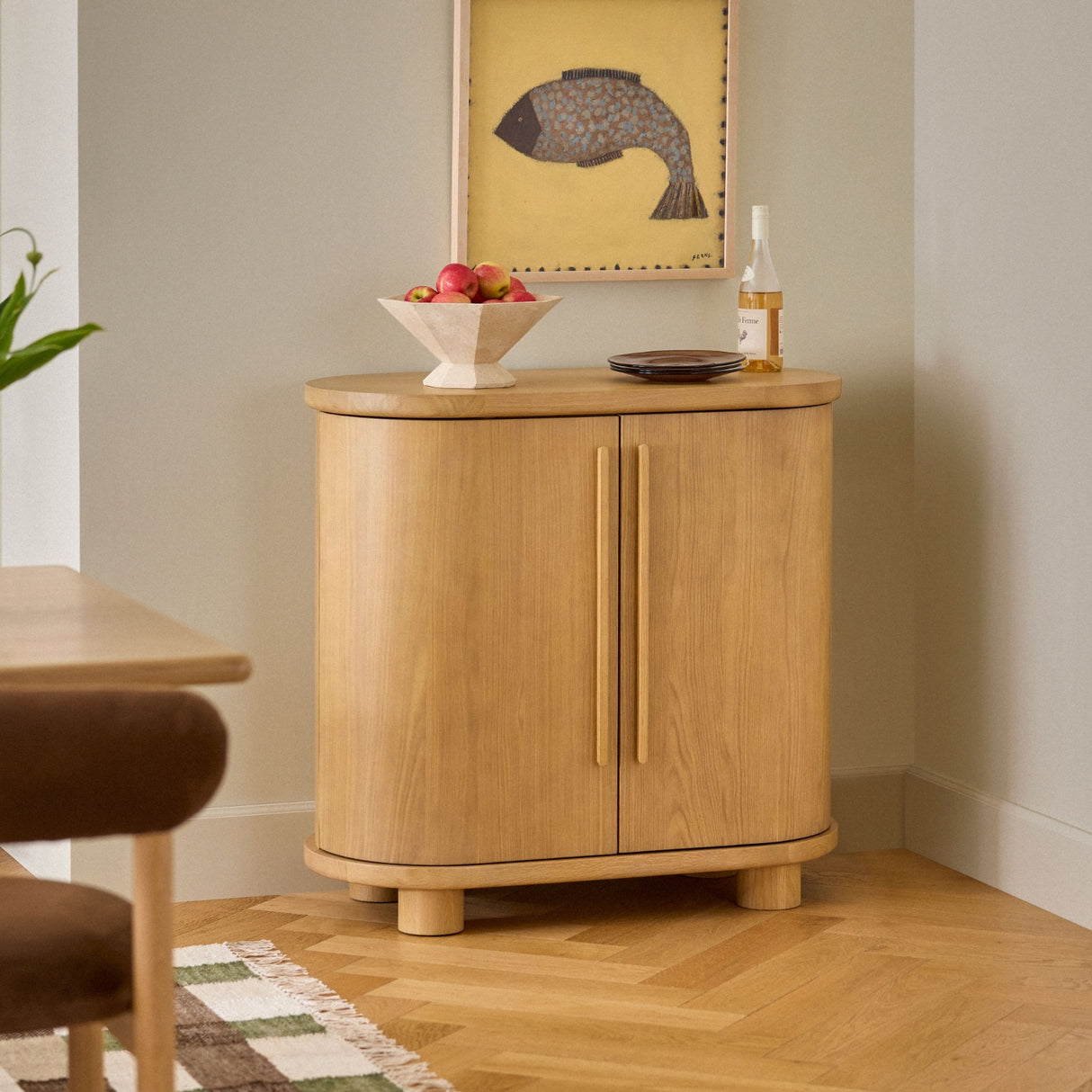 ARTICLE - Jens 38 Bar Cabinet - White Oak