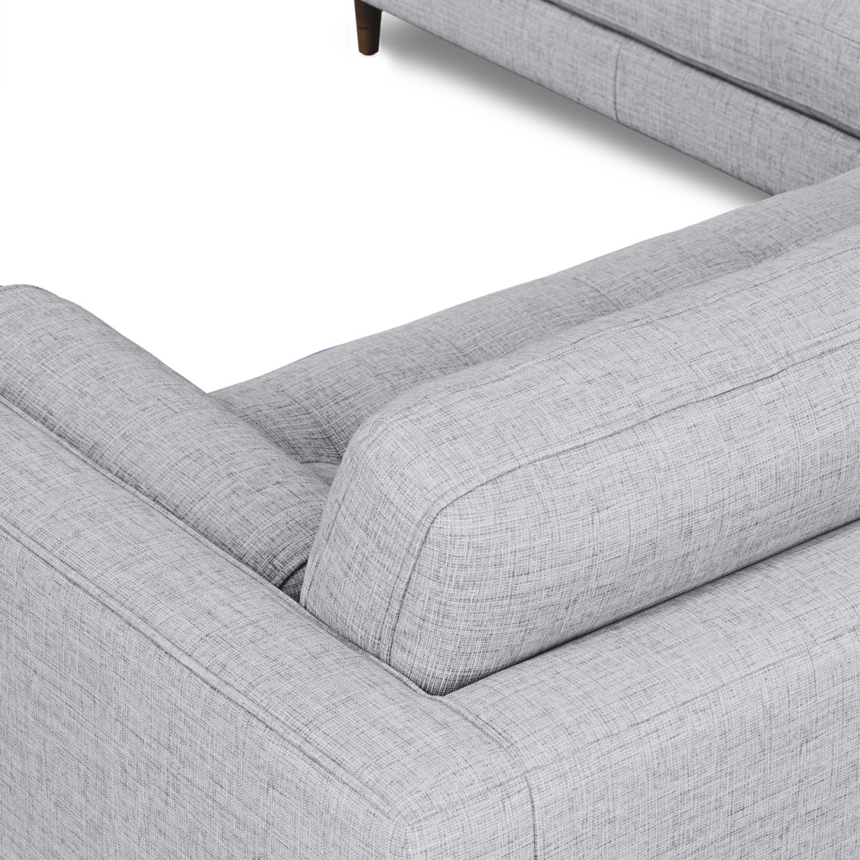 ARTICLE - Sven 107" Tufted Corner Sectional - Stone Gray