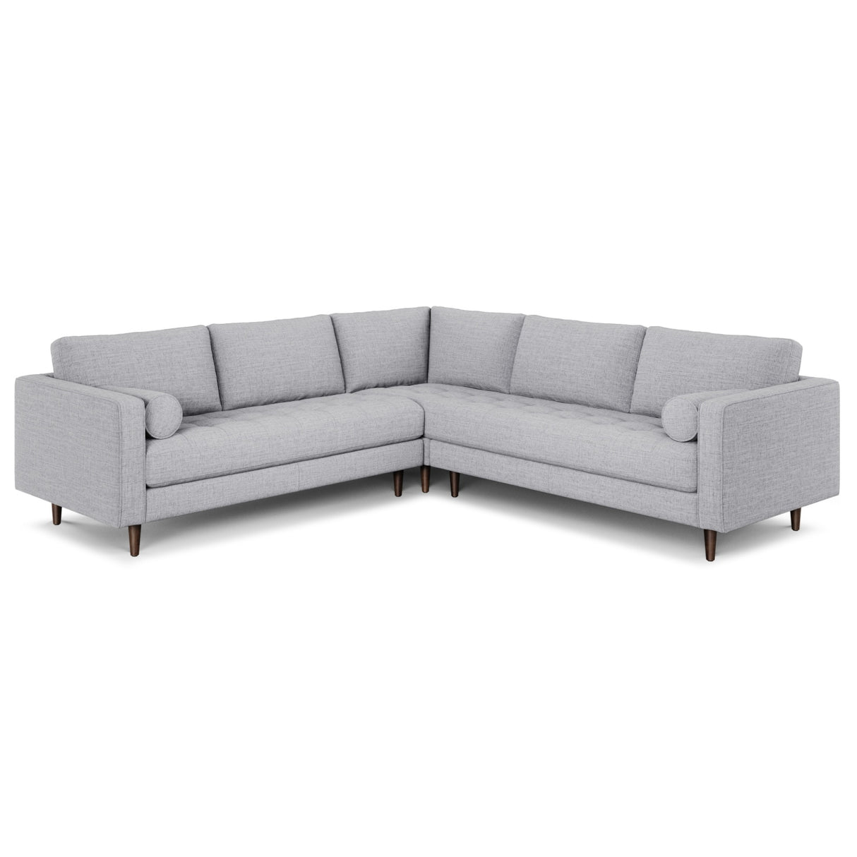 ARTICLE - Sven 107" Tufted Corner Sectional - Stone Gray