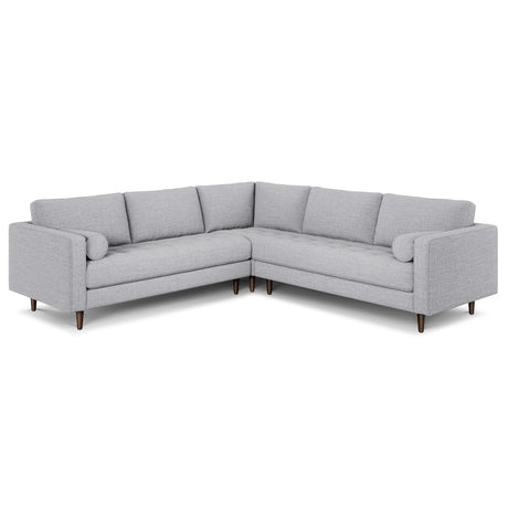 ARTICLE - Sven 107" Tufted Corner Sectional - Stone Gray