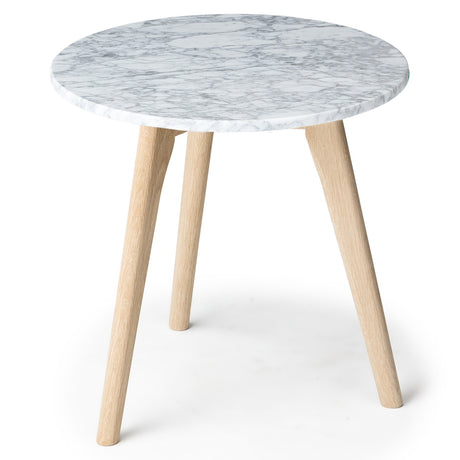 ARTICLE - Mara Marble Side Table - Oak