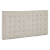 ARTICLE -Sven King Tufted Headboard - Birch Ivory