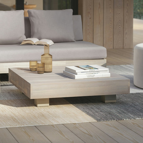 ARTICLE - Lubek 32.5" Outdoor Coffee Table - Byron Gray