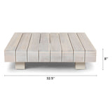 ARTICLE - Lubek 32.5" Outdoor Coffee Table - Byron Gray
