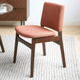 ARTICLE - Nosh Dining Chair - Walnut and Rosehip Orange