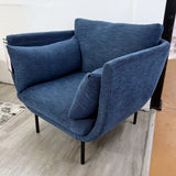 ARTICLE - Parkam 37.5" Lounge Chair - Midnight Blue
