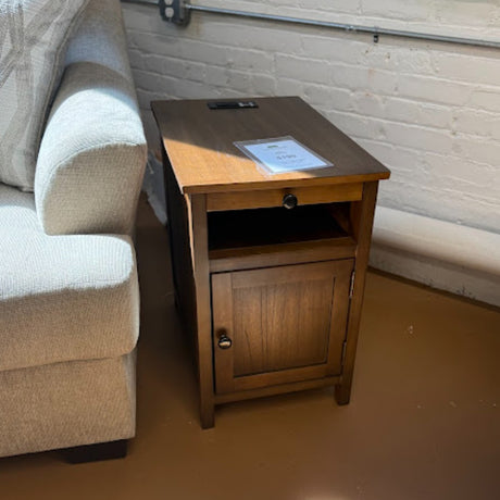 (NEW) Treytown Chairside End Table (Brown, Gray, White, or Black)