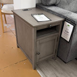 (NEW) Treytown Chairside End Table (Brown, Gray, White, or Black)