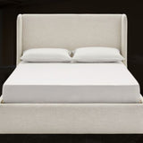 Castlery - Dalton Storage Bed - Beach Linen (Queen)