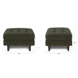ARTICLE - Sven 30" Ottoman - Fir Green