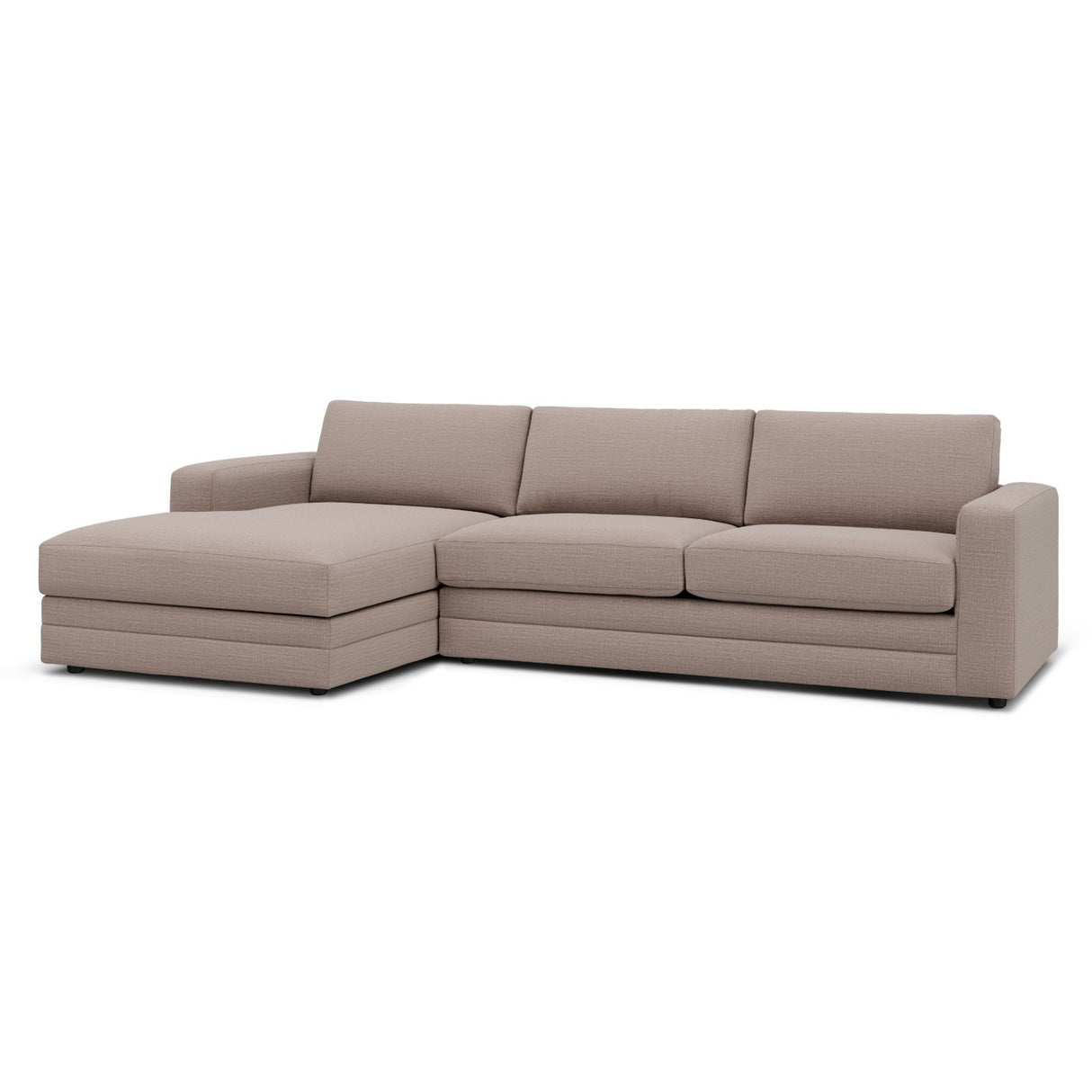 ARTICLE - Riley 118" Left Storage Sleeper Sectional - Napa Quartz