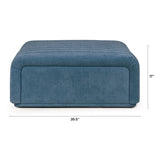 ARTICLE - Sefto 39.5" Ottoman - Saltwater Blue
