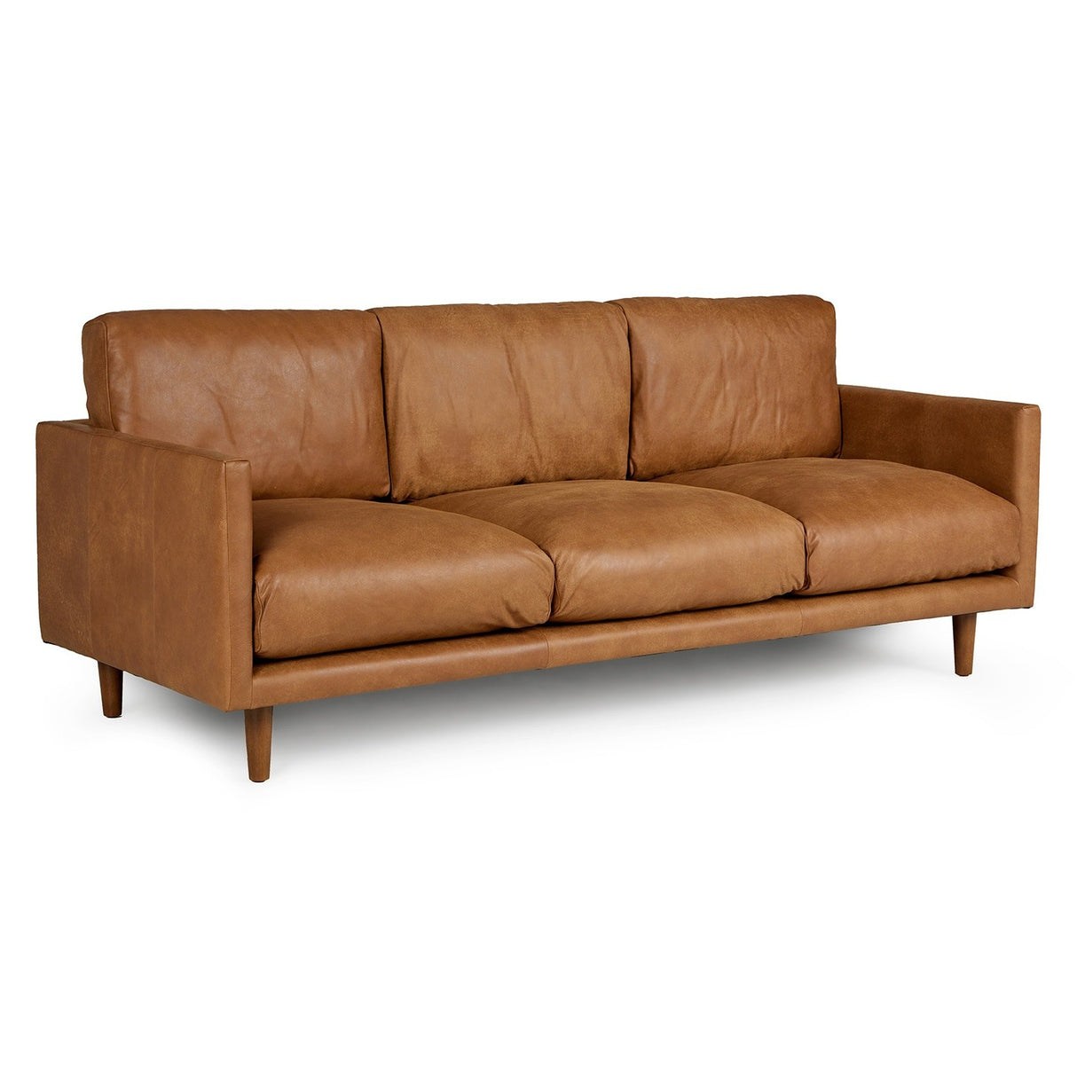 ARTICLE - Nirvana 81" Leather Sofa - Dakota Tan