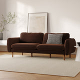 ARTICLE - Sanders 85.5" Velvet Sofa - Plush Pacific Brown