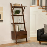 ARTICLE - Harles 29.5 Shelving Unit with Storage - Walnut