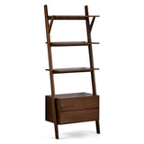 ARTICLE - Harles 29.5 Shelving Unit with Storage - Walnut