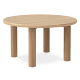 ARTICLE - Adel 55.5" Round Dining Table - White Oak
