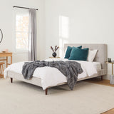 ARTICLE - Sven California King Tufted Bed - Birch Ivory