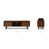 ARTICLE - Seno 63" Low Media Unit - Walnut