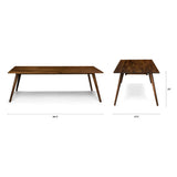 ARTICLE - Seno 86.5" Dining Table - Walnut