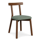 ARTICLE - Ulka Dining Chair - Walnut and Ratine Green