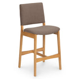 ARTICLE - Nosh Counter Stool - Oak and Ratine Brown