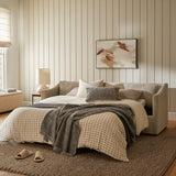 ARTICLE - Landry 84.5" Sofa Sleeper Bed - Napa Dove