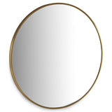 ARTICLE - Mansfield Small Round Wall Mirror - Brass