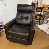 Genuine Leather Power Recliner (NEW)