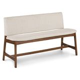 ARTICLE - Nosh 51.5" Bench - Walnut and Chalk Gray