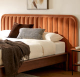 ARTICLE - Rolph King Headboard (Plush Pacific Rust)