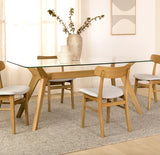 ARTICLE - Emmer Glass Dining Table (Oak)