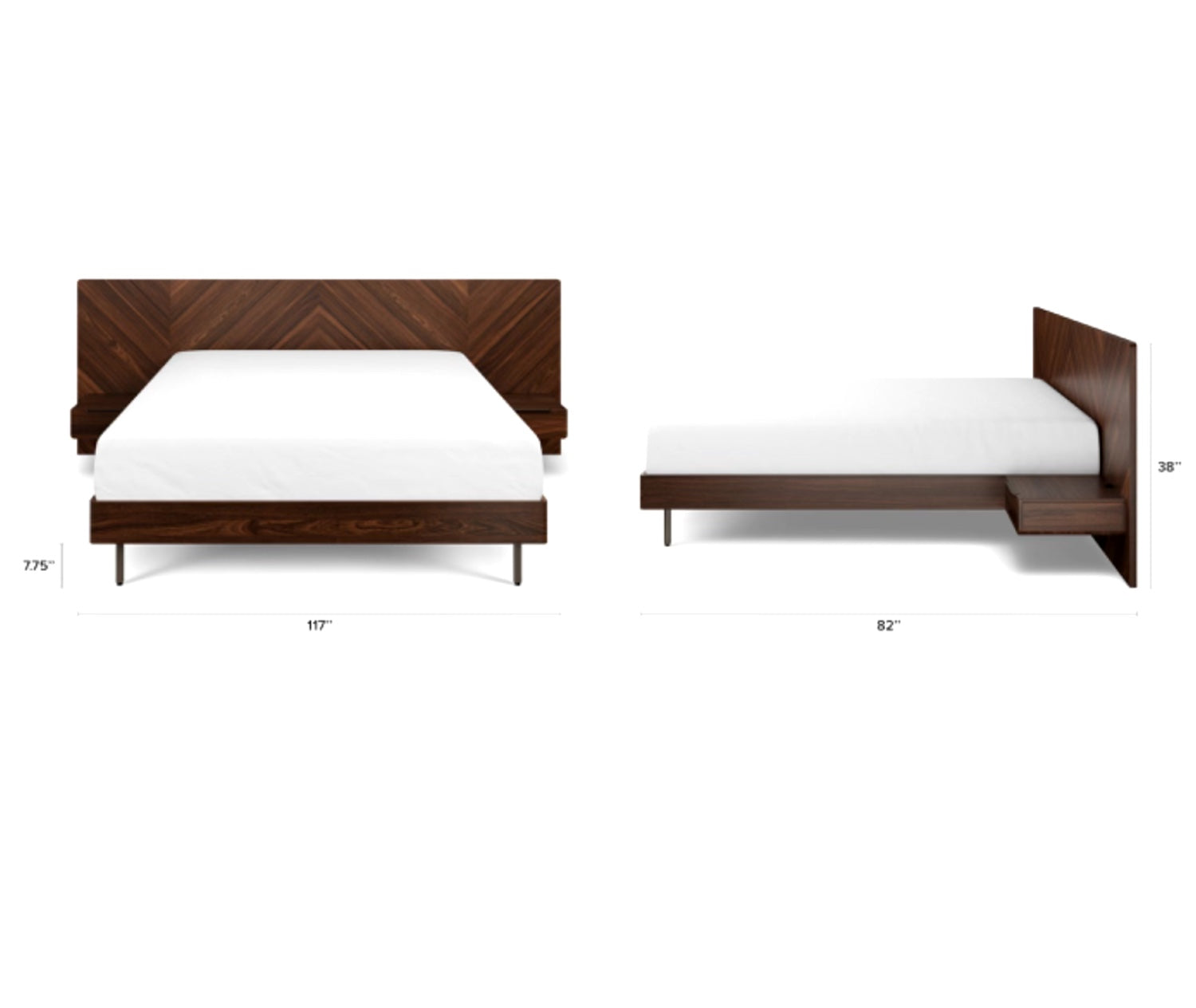 ARTICLE Nera King Bed w/ Nightstands - Thumbnail 2