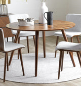 ARTICLE - Seno Round Dining Table for 4 (Walnut)