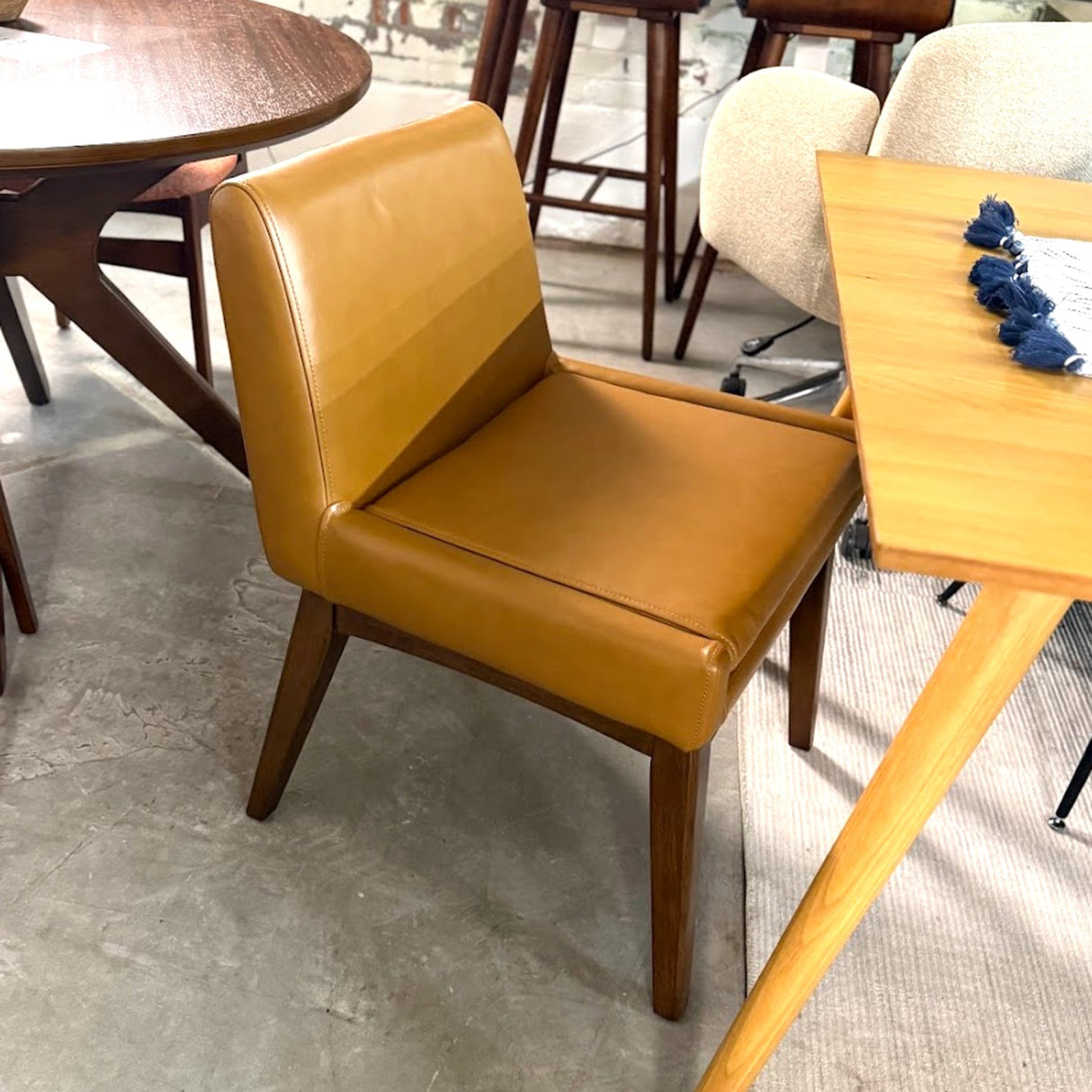 ARTICLE - Chantel Dining Chair (Toscana Tan/Walnut)