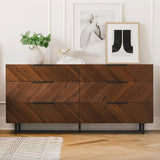 ARTICLE - Nera 6-Drawer Dresser (Walnut)