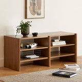 ARTICLE - Torme Short Bookcase (Smoked Oak)