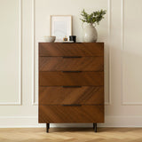 ARTICLE - Nera 5-Drawer Chest (Walnut)