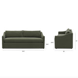 ARTICLE - Landry Velvet Sofa Bed (Hale Fir Green)