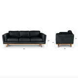 ARTICLE - Timber Sofa (Charme Black)