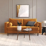 ARTICLE - Sven Tufted Loveseat (Pacific Ginger, Performance Velvet)