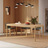 ARTICLE - Heidi Extendable Dining Table for 8-10 (White Oak)