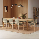 ARTICLE - Heidi Extendable Dining Table for 8-10 (White Oak)