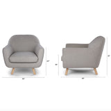 ARTICLE - Gabriola Lounge Chair (Dover Gray Bouclé)