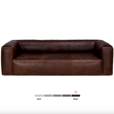ARTICLE - Cigar Leather Sofa - Indiana Brown
